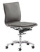 Lider Plus Armless Office Chair Gray
