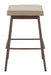 Divat Counter Stool (Set of 2) Beige & Walnut