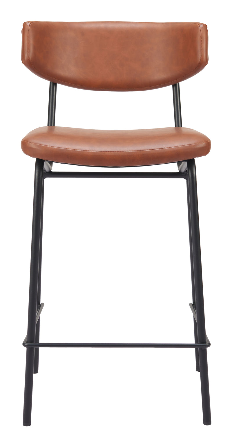 Charon Counter Stool (Set of 2) Vintage Brown