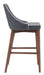 Moor Counter Stool Dark Gray