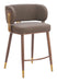 Brew Counter Stool Brown & Walnut