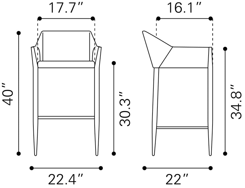 Andover Barstool Beige