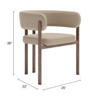 Ruge Dining Chair (Set of 2) Beige