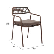 Rio Dining Chair (Set of 2) Brown