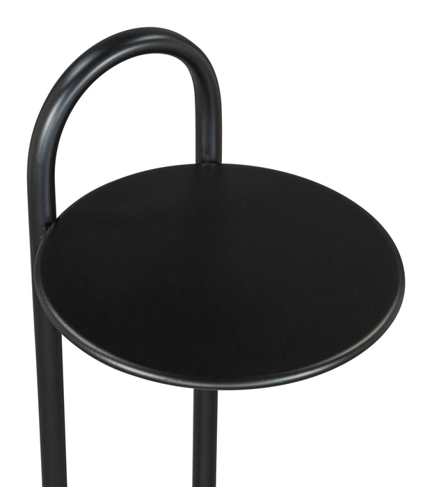 Christian Side Table Black & White