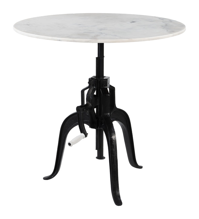 Mufid Bistro Table White & Black