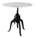 Mufid Bistro Table White & Black