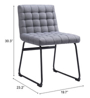 Pago Dining Chair (Set of 2) Gray