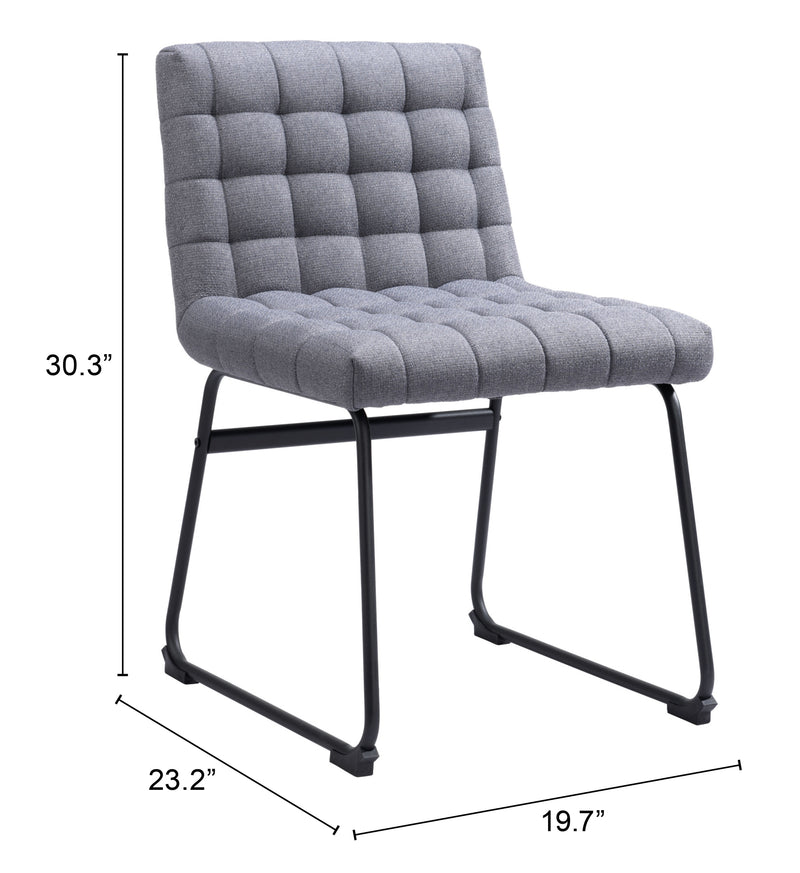 Pago Dining Chair (Set of 2) Gray