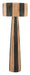 Gala Floor Lamp Black & Natural