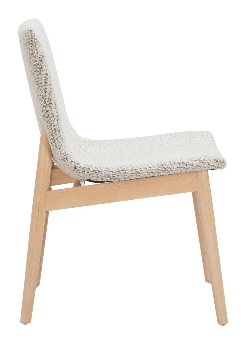 Raha Dining Chair (Set of 2) Gray & Whitewashed
