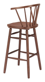 Stenger Barstool (Set of 2) Walnut