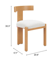 Tiana Dining Chair Natural & Beige