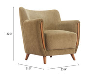 Hako Accent Chair Olive Green