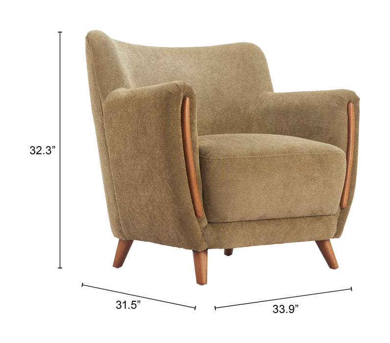 Hako Accent Chair Olive Green