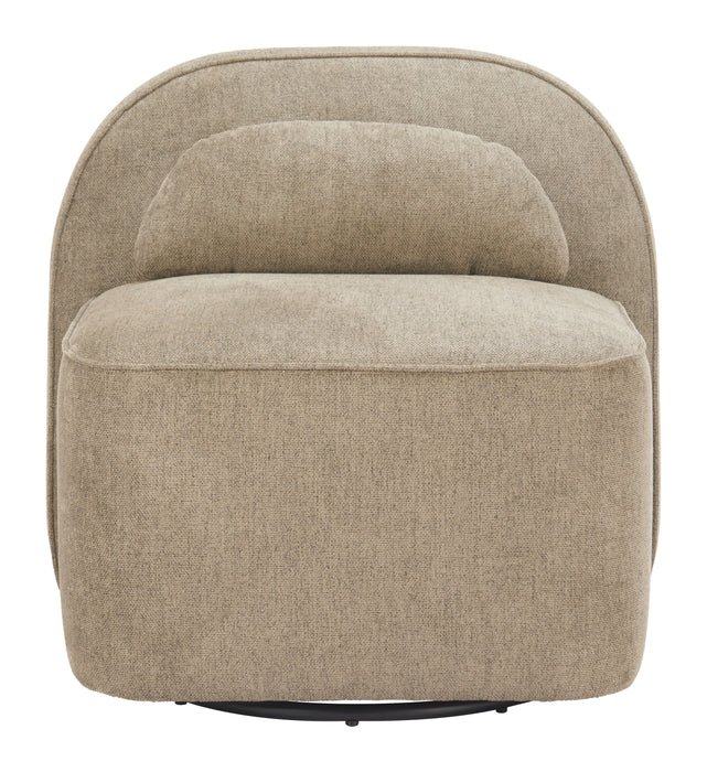 Kakao Swivel Chair Olive Brown