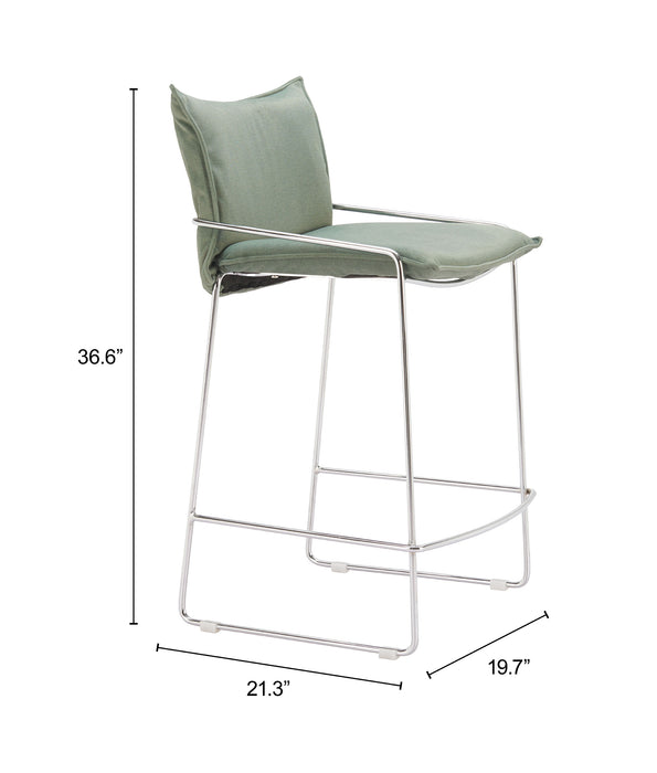 Pola Counter Stool Green