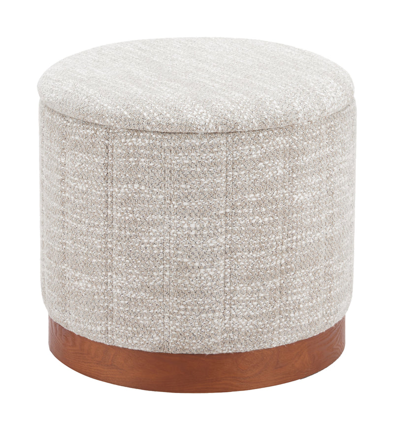 Fije Storage Ottoman Gray