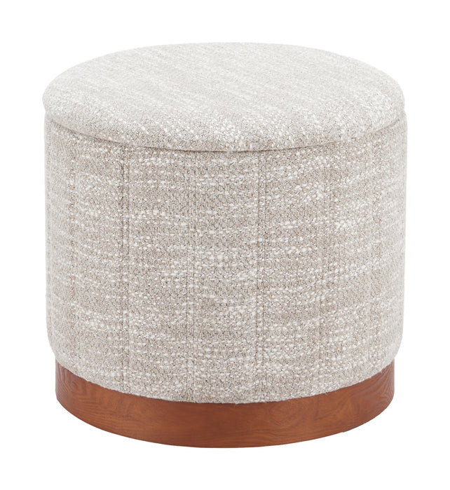 Fije Storage Ottoman Gray