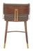 Brew Counter Stool Brown & Walnut