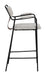 Couva Counter Stool (Set of 2) Gray Tweed
