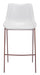 Magnus Barstool (Set of 2) White & Walnut