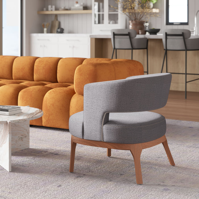 Penryn Accent Chair Slate Gray