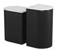 Ormara Side Table Set (2-Piece) White & Black