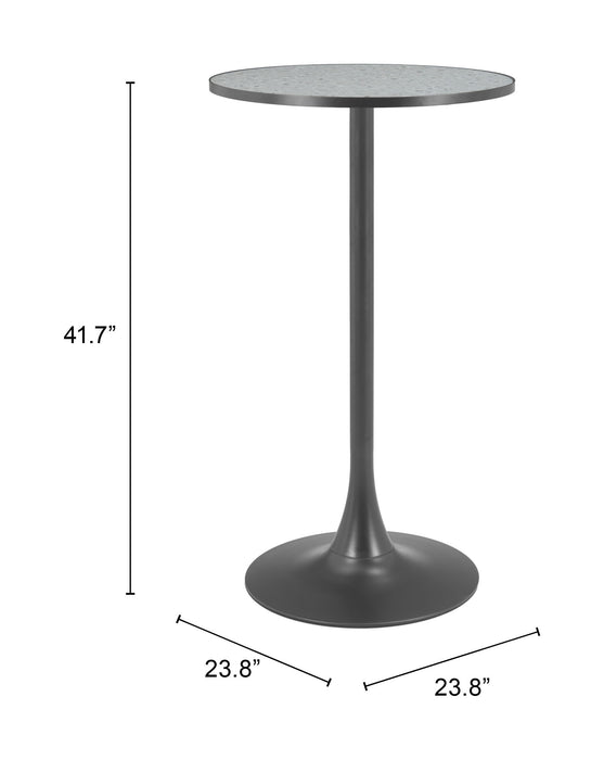 Bite Bar Table Gray & Black