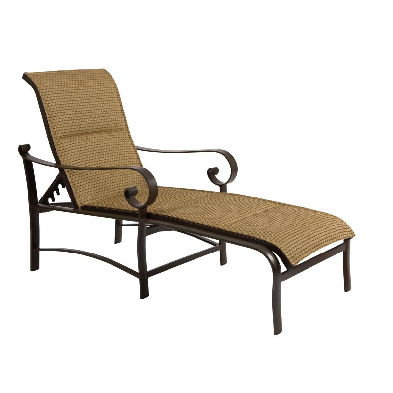 Belden Padded Sling Adjustable Chaise Lounge Padded Sling