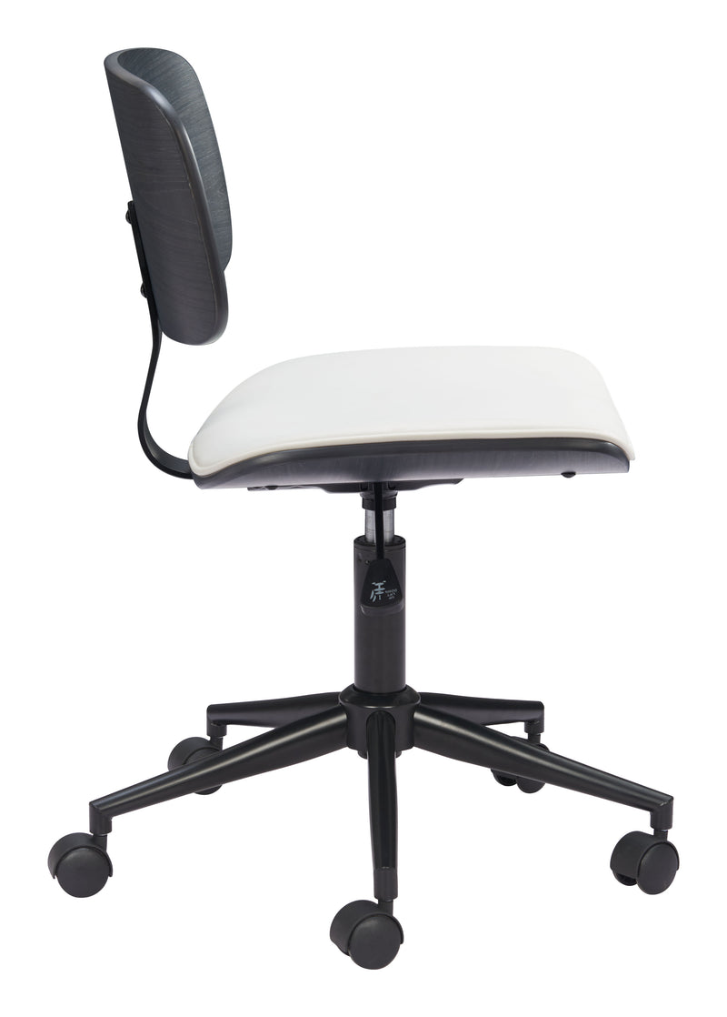 Duravel Office Chair White & Black
