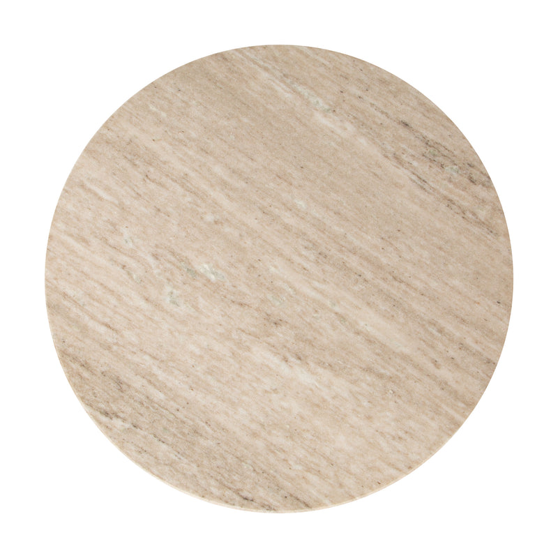 Eda Side Table White & Natural