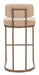 Velar Barstool (Set of 2) Beige