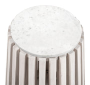 Cyprus Side Table White & Whitewashed