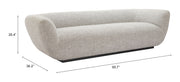 Zambet Sofa Pewter Gray