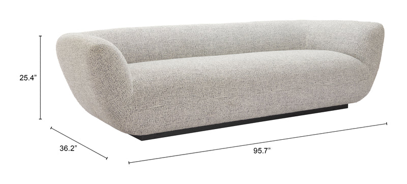Zambet Sofa Pewter Gray