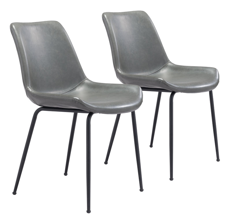Byron Dining Chair (Set of 2) Gray