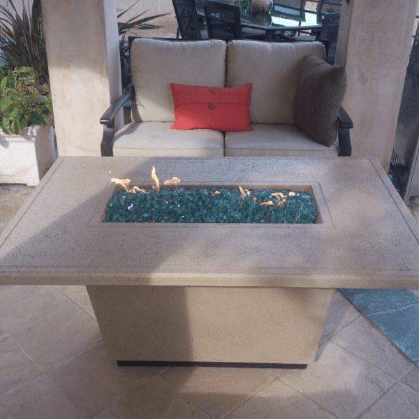 AFD Cosmopolitan Rectangle Fire Table