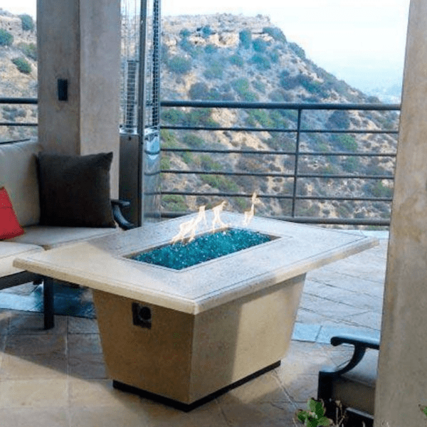 AFD Cosmopolitan Rectangle Fire Table
