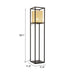 Yves Floor Lamp Gold & Black