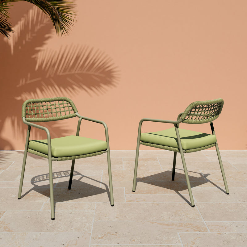 Rio Dining Chair (Set of 2) Green