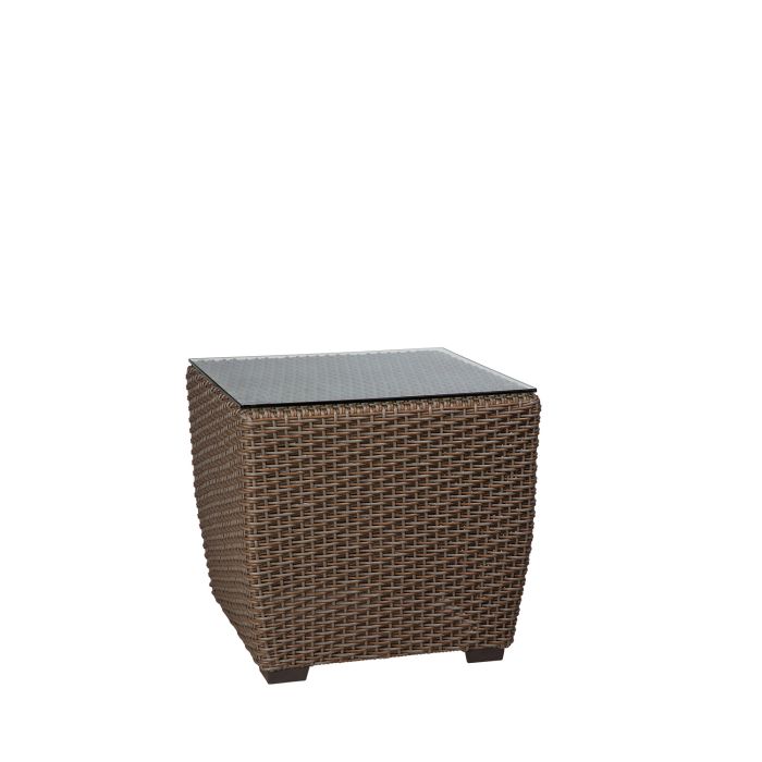 Augusta Woven Square Side Table