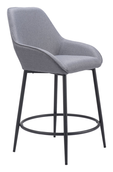 Vila Counter Stool (Set of 2) Gray
