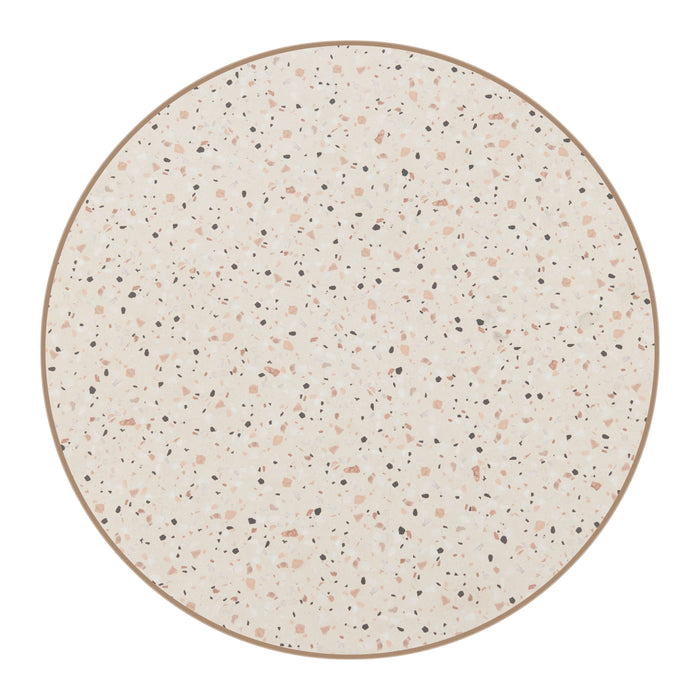 Bite Bar Table Beige & Gold
