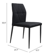 Revolution Dining Chair (Set of 4) Black