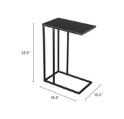 Atom Side Table Black