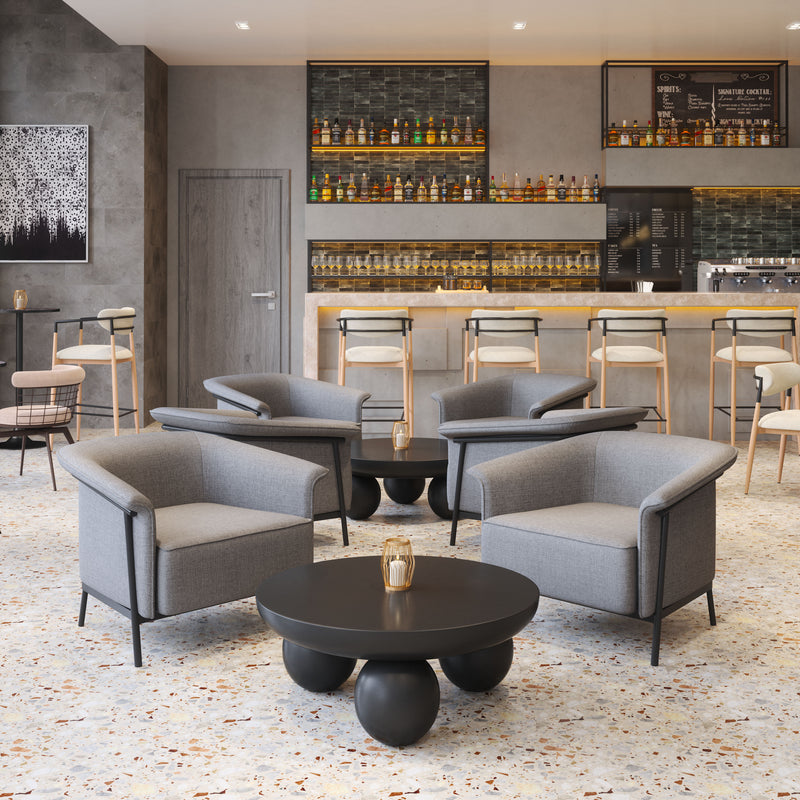 Burry Accent Chair Slate Gray