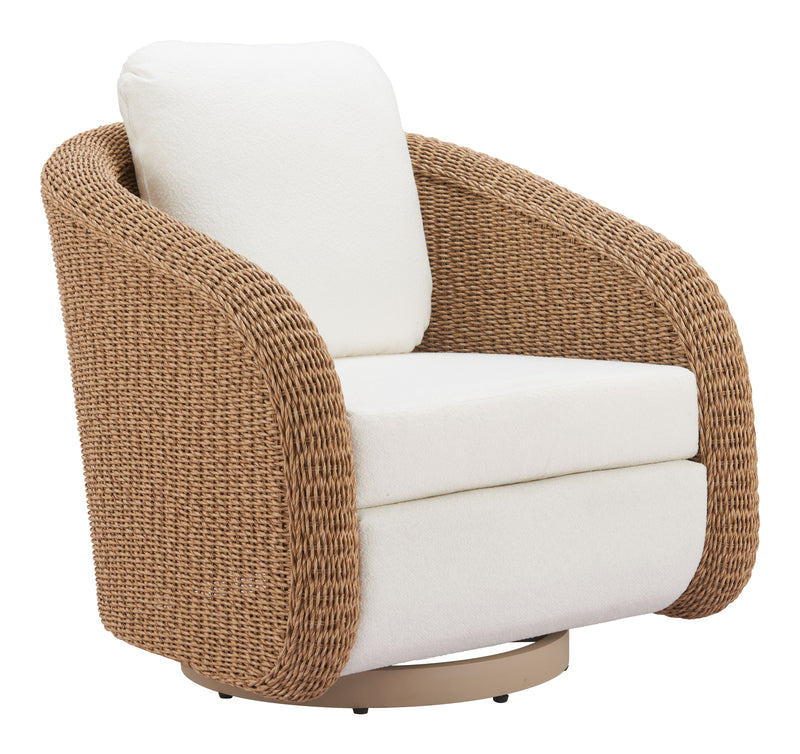 Solara Swivel Chair Ivory
