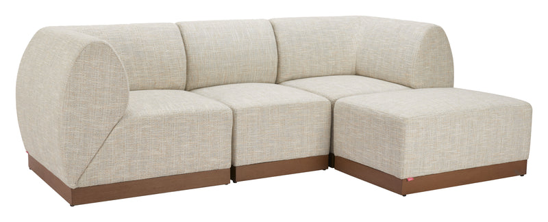 Christy Armless Chair Beige