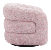 Refine Swivel Chair Pink Tweed